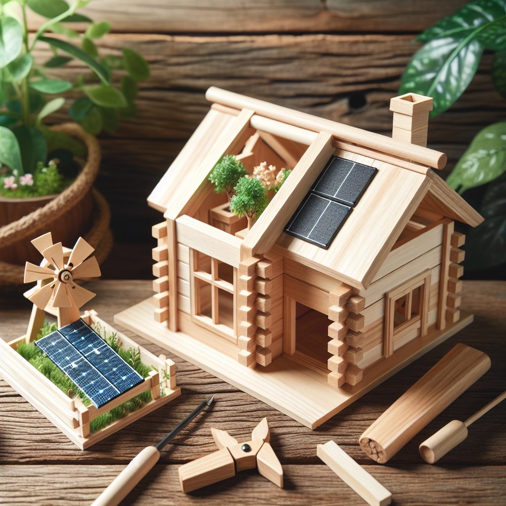 Building Eco-Friendly Wooden Dollhouses for Sustainable Play 