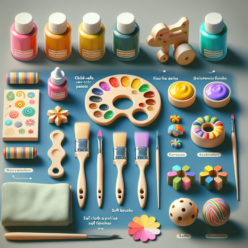 Child-Safe Paints and Finishes for Toy Making 