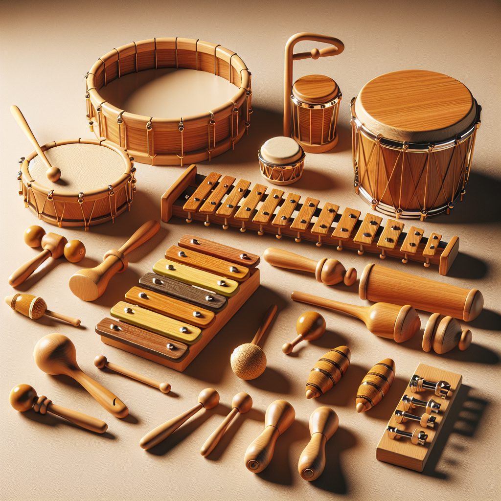 Complete Wooden Music Sets for Toddler Exploration 
