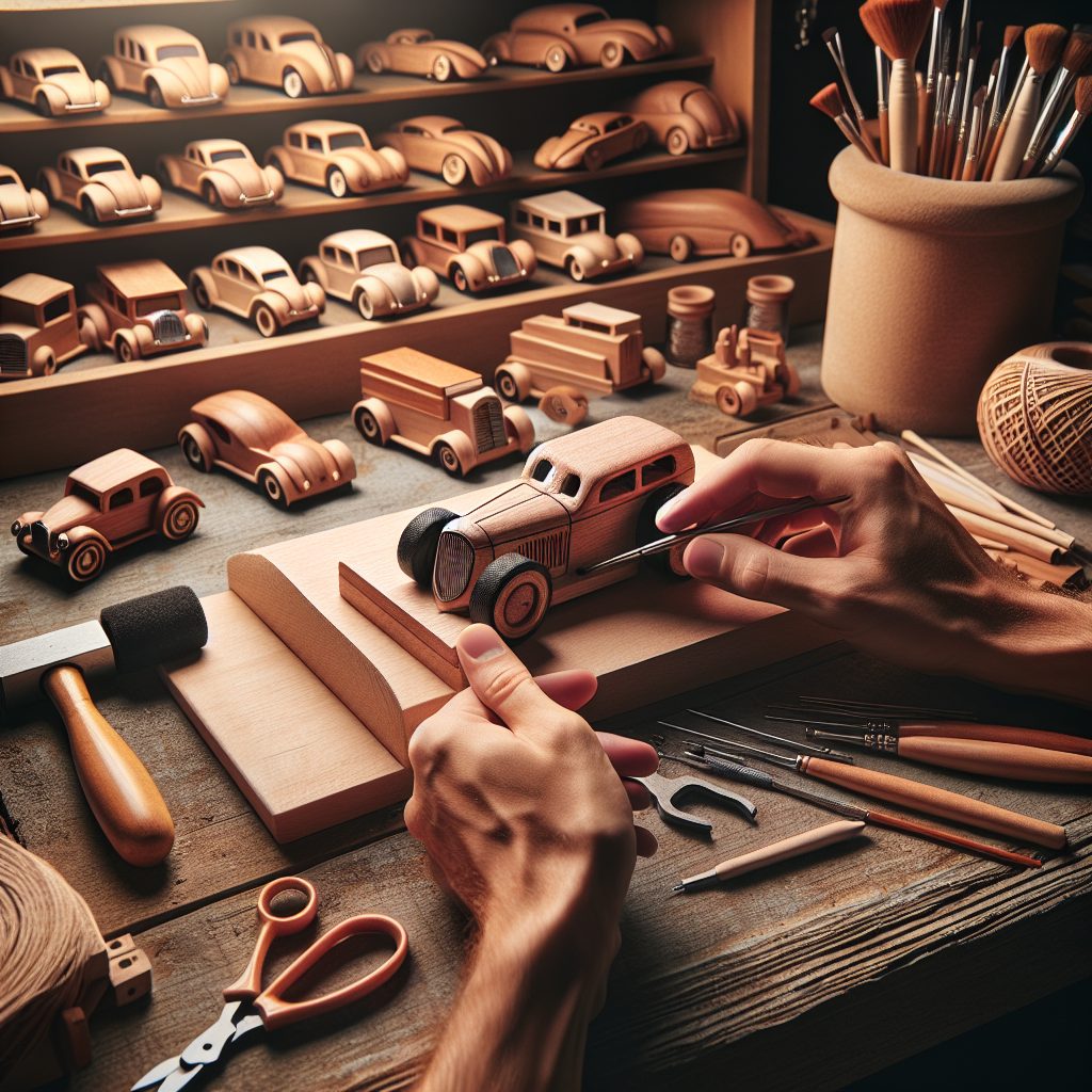 Crafting Handcrafted Wooden Car Models for Collectors 