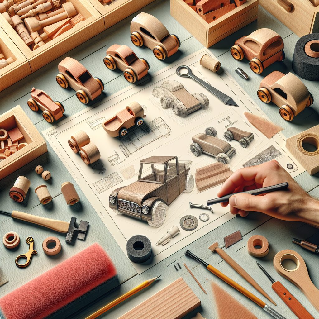 Crafting Personalized Wooden Toy Cars for Young Enthusiasts 