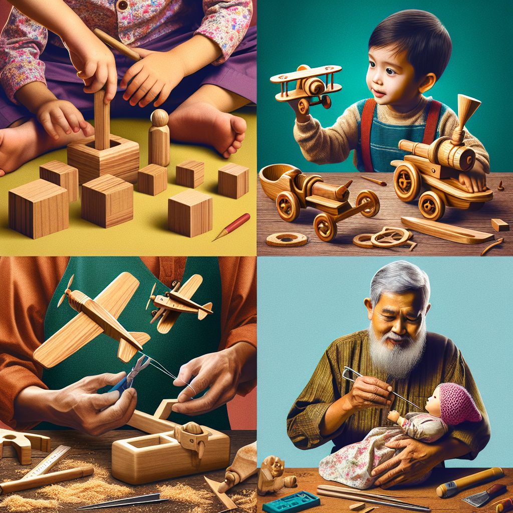 Creating Handmade Wooden Toys for Children of Different Ages 