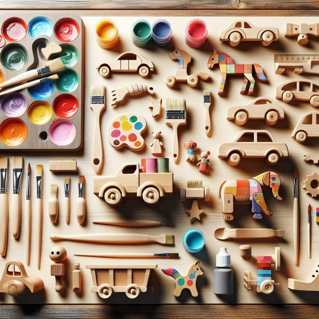 Creative Fun with Wooden Toy Painting Kits 