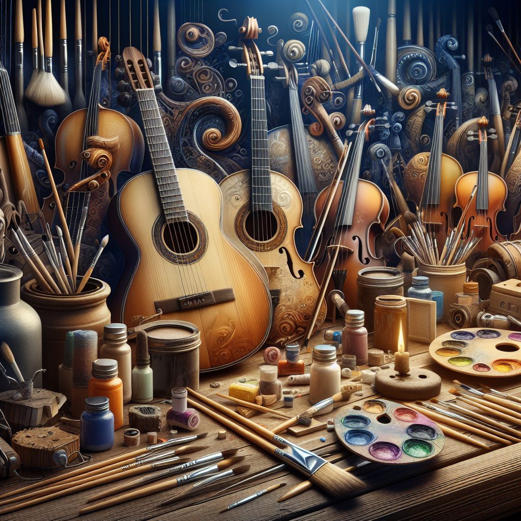 Creative Painting Techniques for Wooden Instruments 