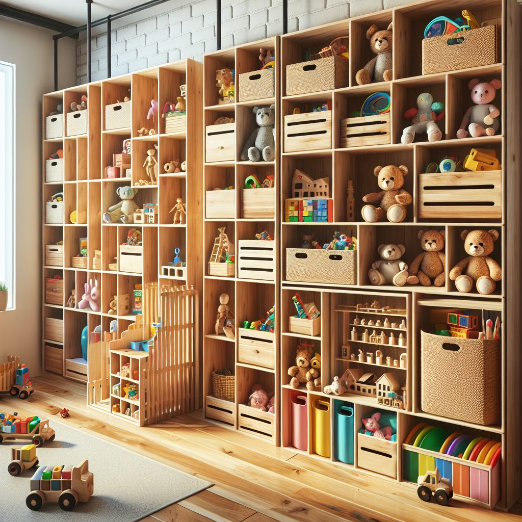 Creative Wooden Toy Storage Ideas for Organized Playrooms 