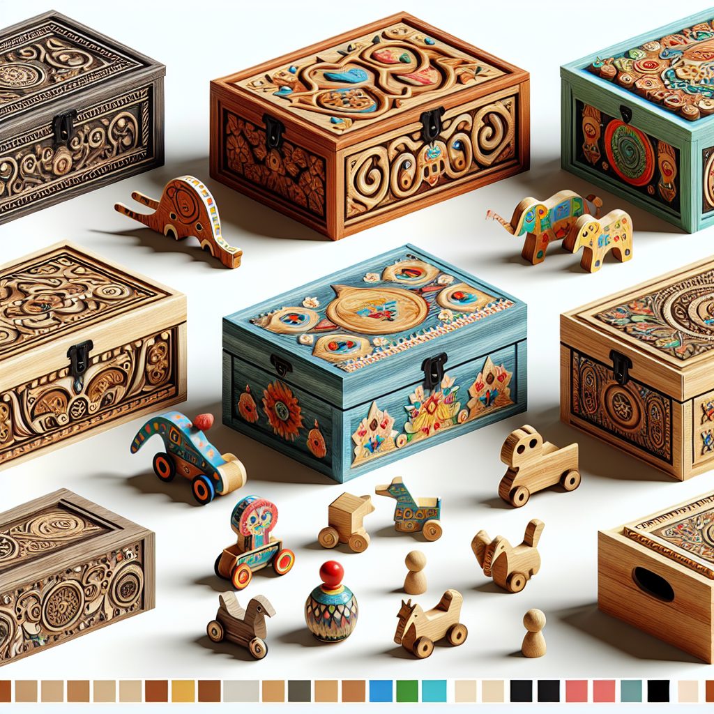 Decorating Ideas for Wooden Toy Boxes 