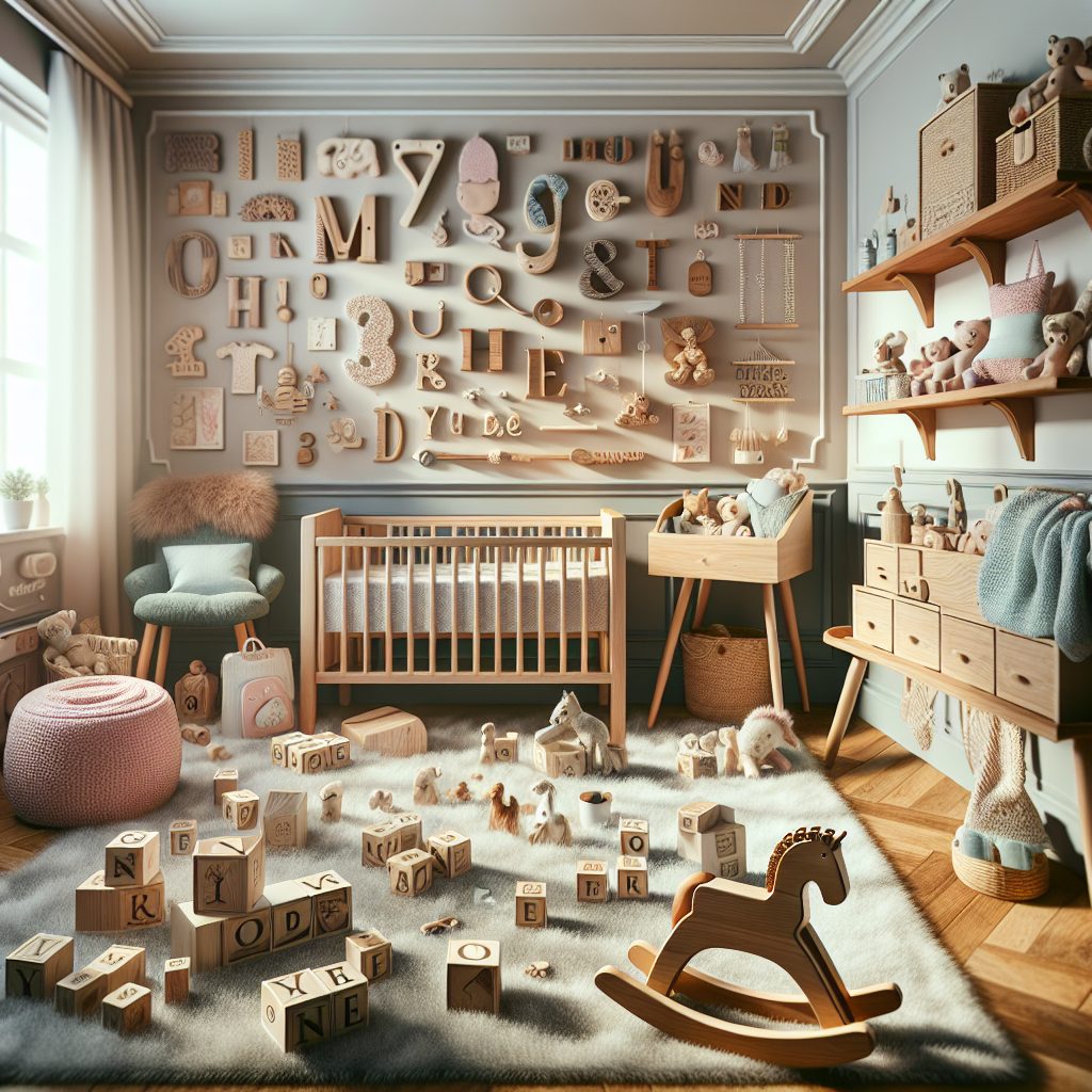 Decorating Nurseries with Personalized Wooden Toys 