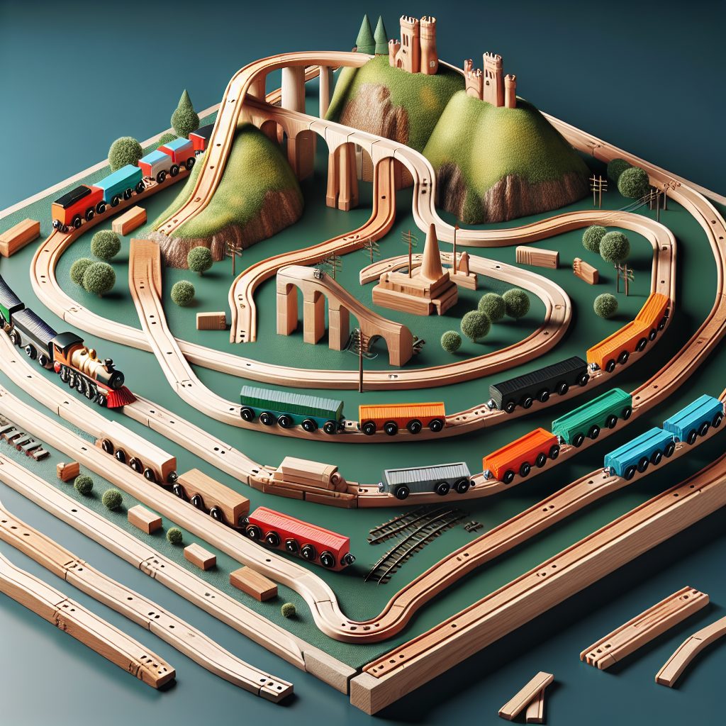 Designing Creative Track Layouts for Wooden Train Sets 