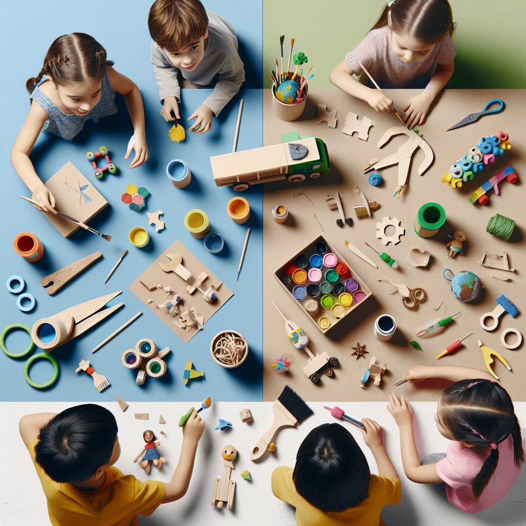 Eco-Friendly Toy Craft Kits for Creative Kids 