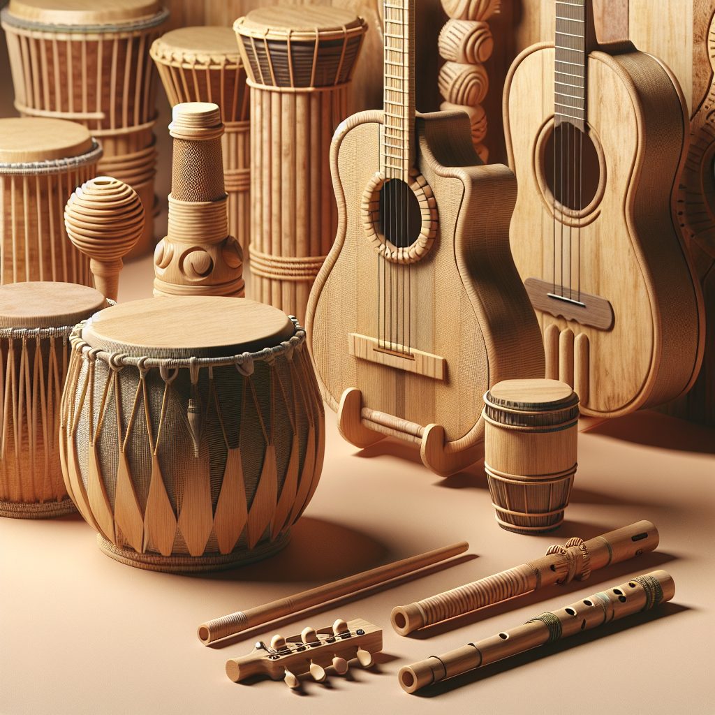 Eco-Friendly Wooden Instruments for Sustainable Play 