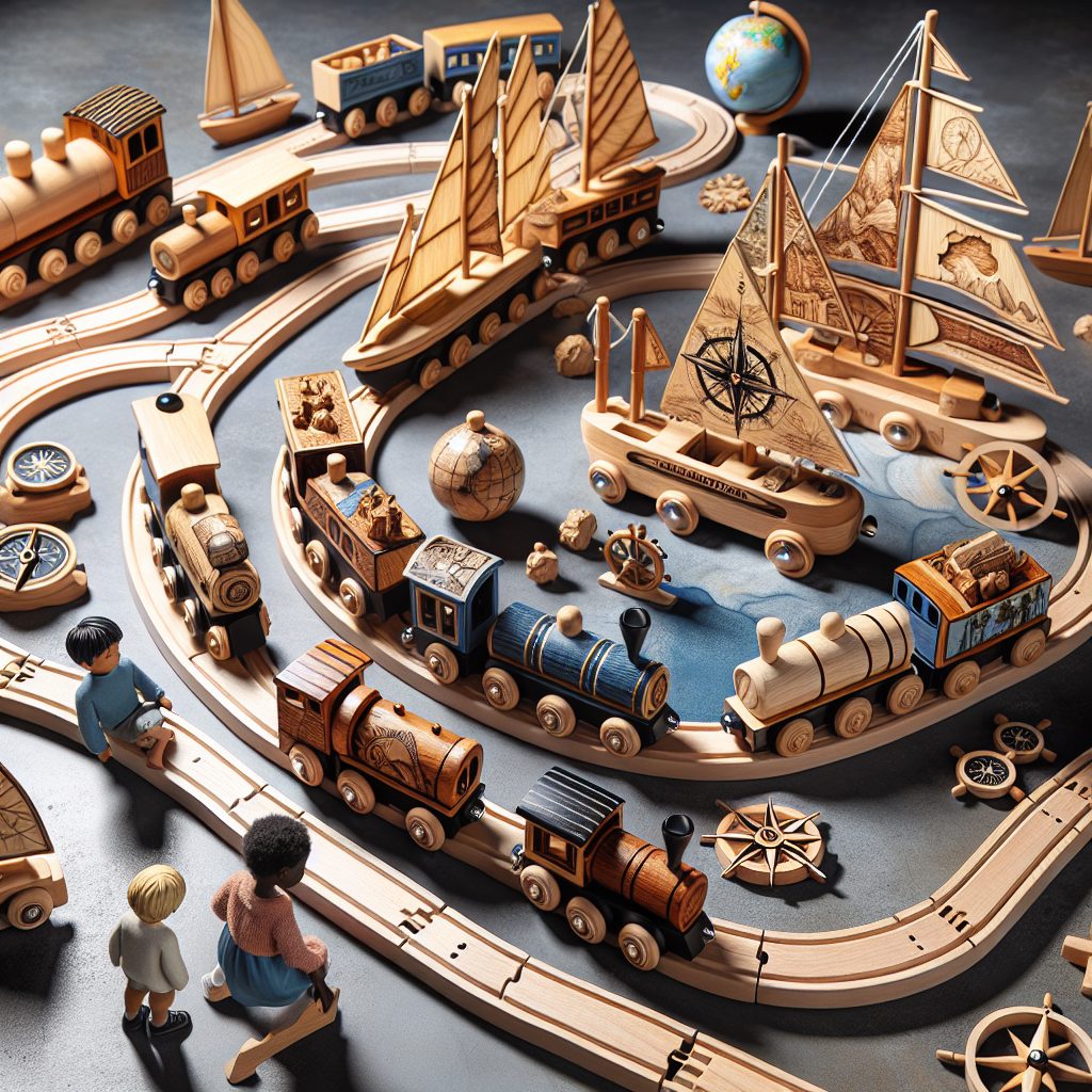 Exploring Themed Wooden Train Sets for Imaginative Play 