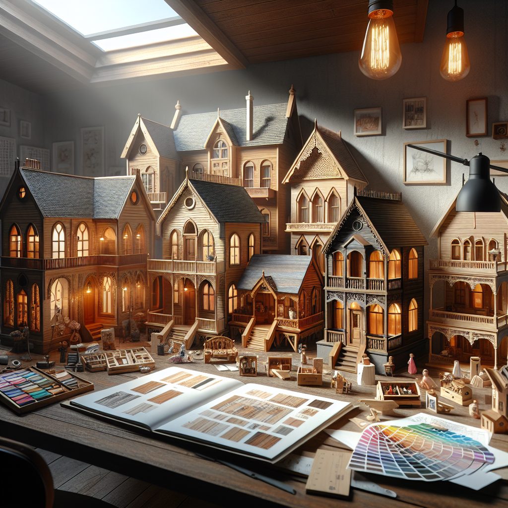 Finding Design Inspiration for Your Wooden Dollhouse Collection 
