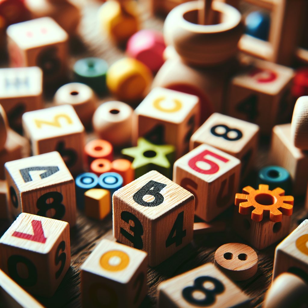 Fun with Numbers: Wooden Math Games for Kids 