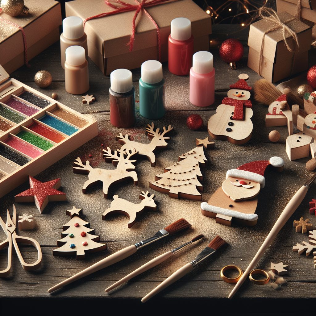 Holiday Crafting: Festive Wooden Toy Craft Kits 