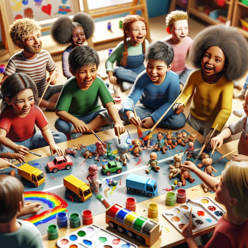 Incorporating Toy Painting in Educational Settings 