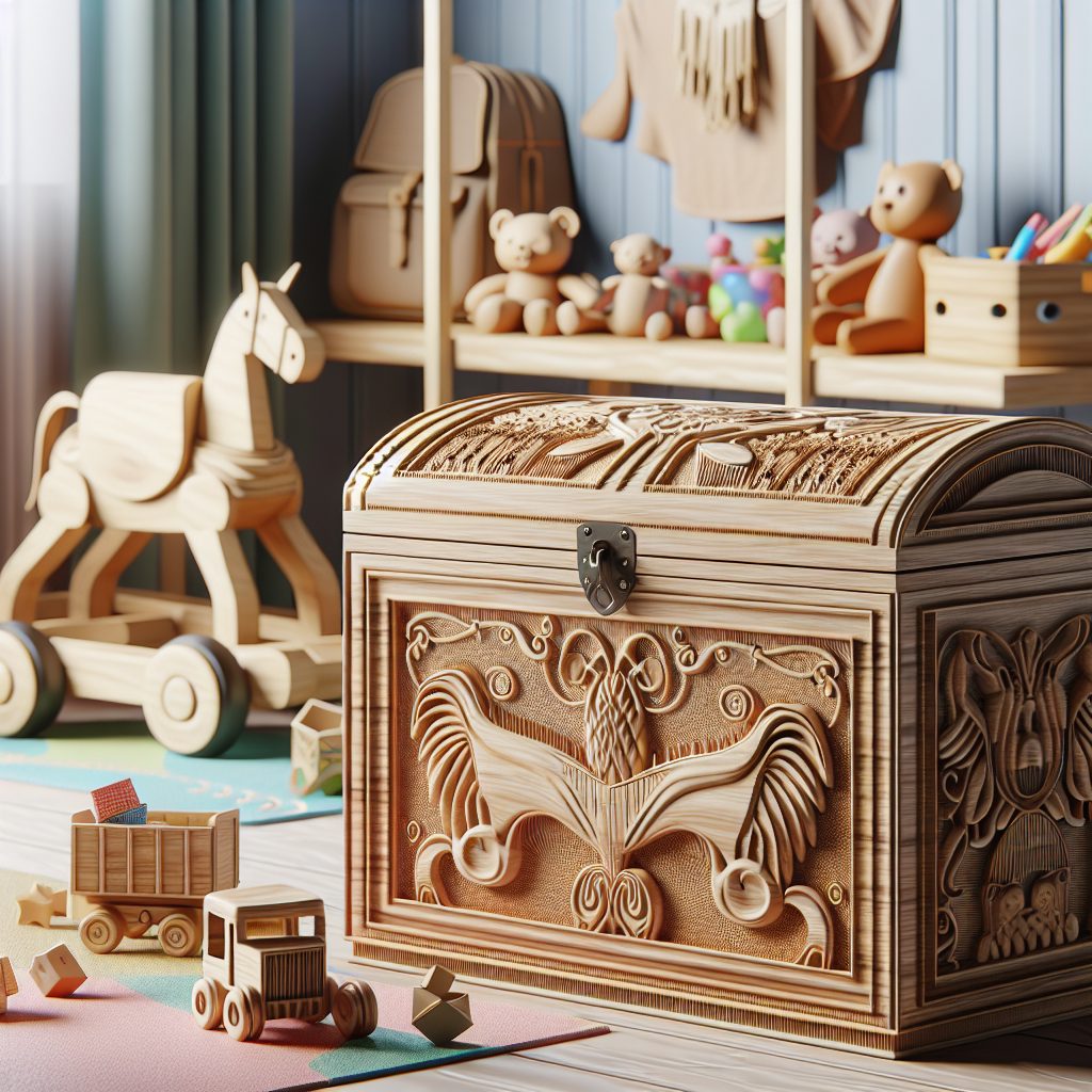 Innovative Wooden Toy Chest Designs for Kids’ Rooms 