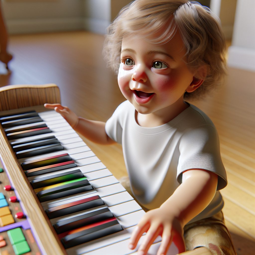 Introducing Music with Wooden Toy Pianos for Toddlers 