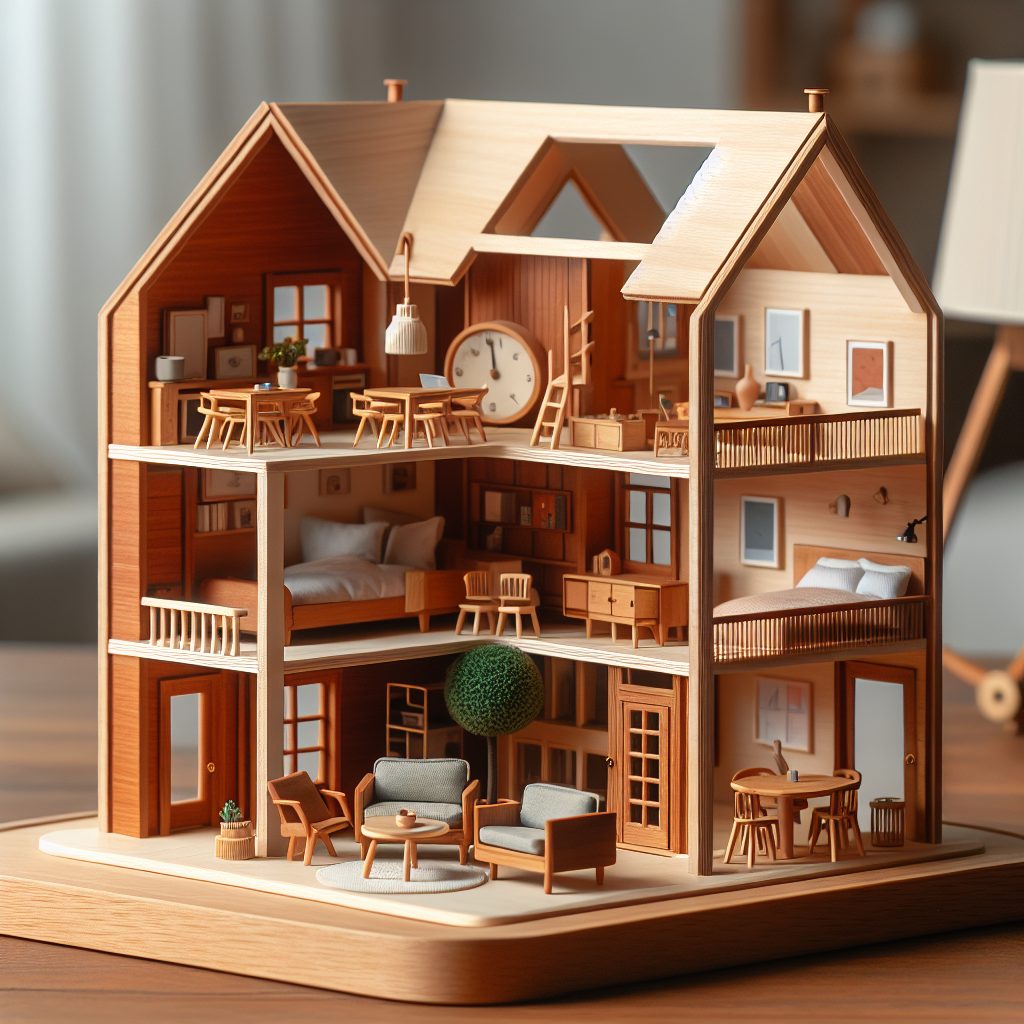 Modern Trends in Wooden Dollhouse Collections 