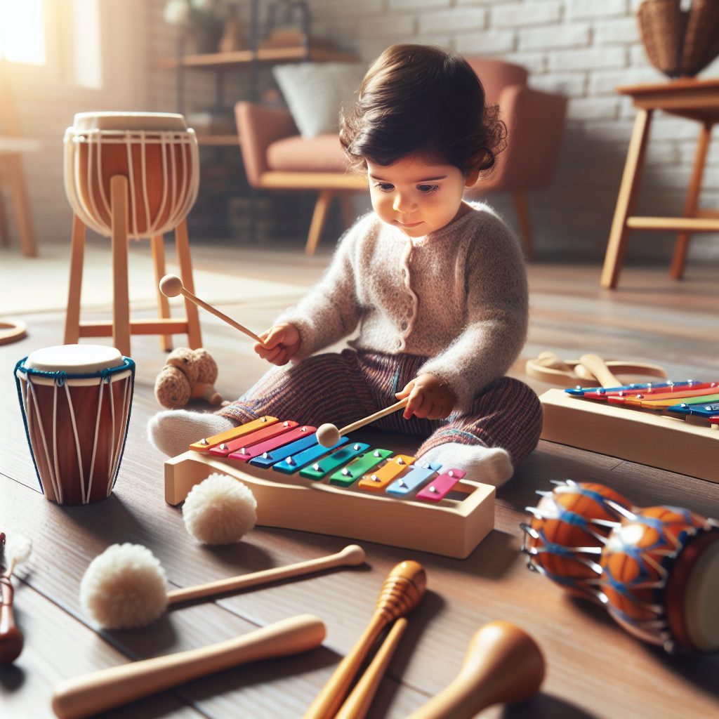 Musical Learning and Development with Wooden Toys 