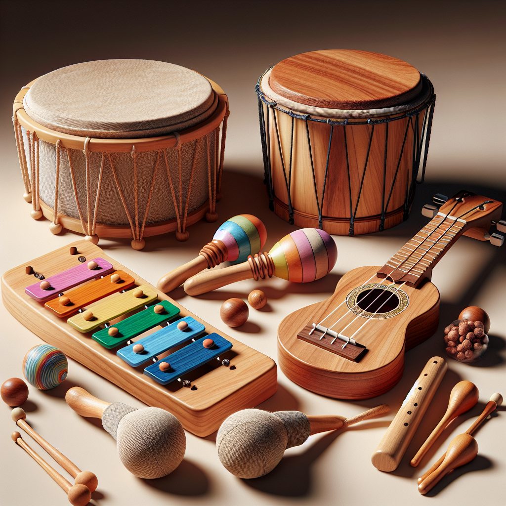 Non-Toxic Wooden Instruments for Kids’ Safe Play 