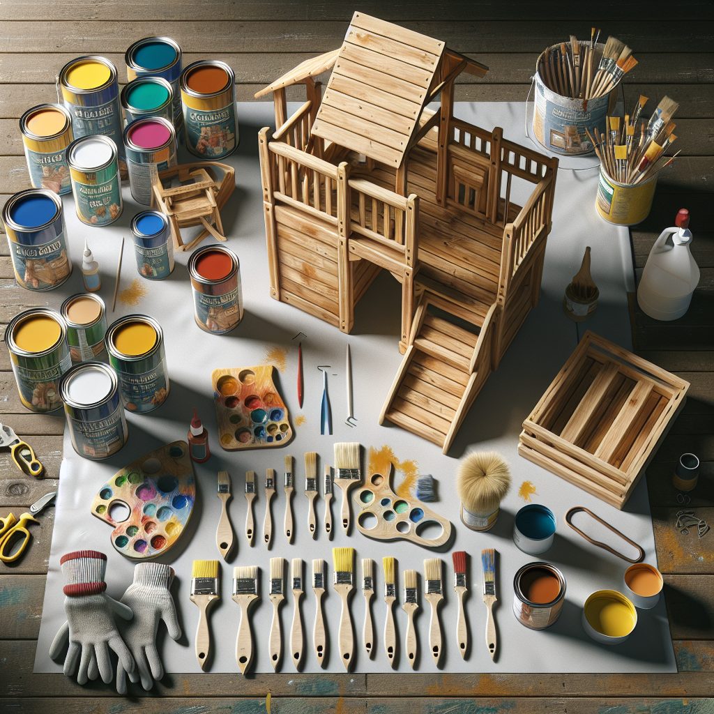 Painting and Finishing Tips for Wooden Playsets 