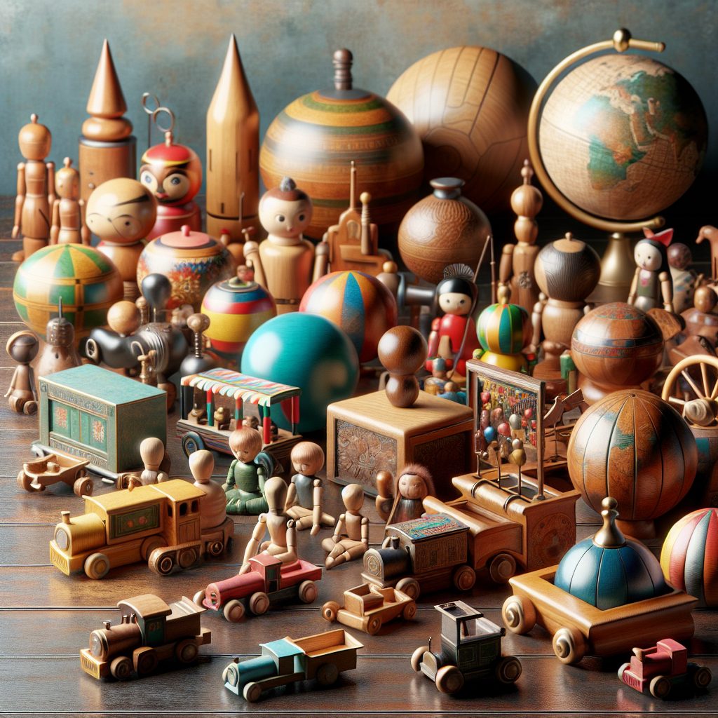 Representation of Wooden Toys in Contemporary Art and History 