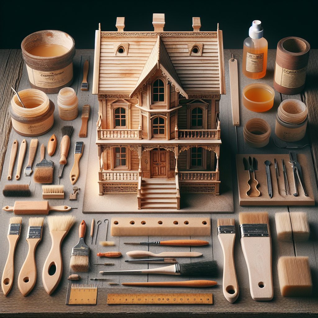 Restoration Techniques for Antique Wooden Dollhouses 