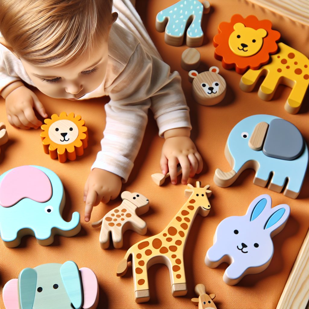Safe and Fun Wooden Animal Toys for Toddlers 