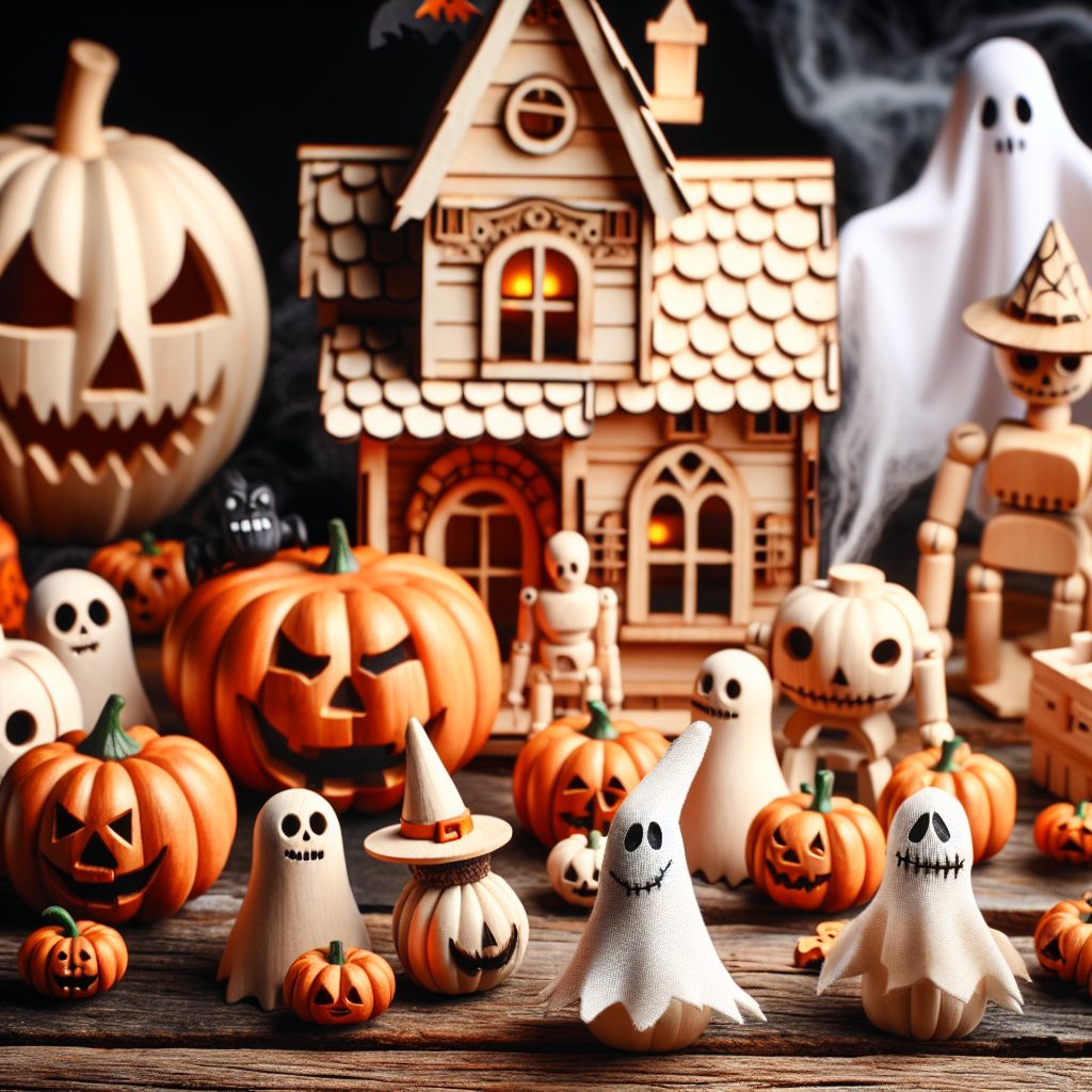 Spooky and Fun: Handmade Wooden Toys for Halloween 
