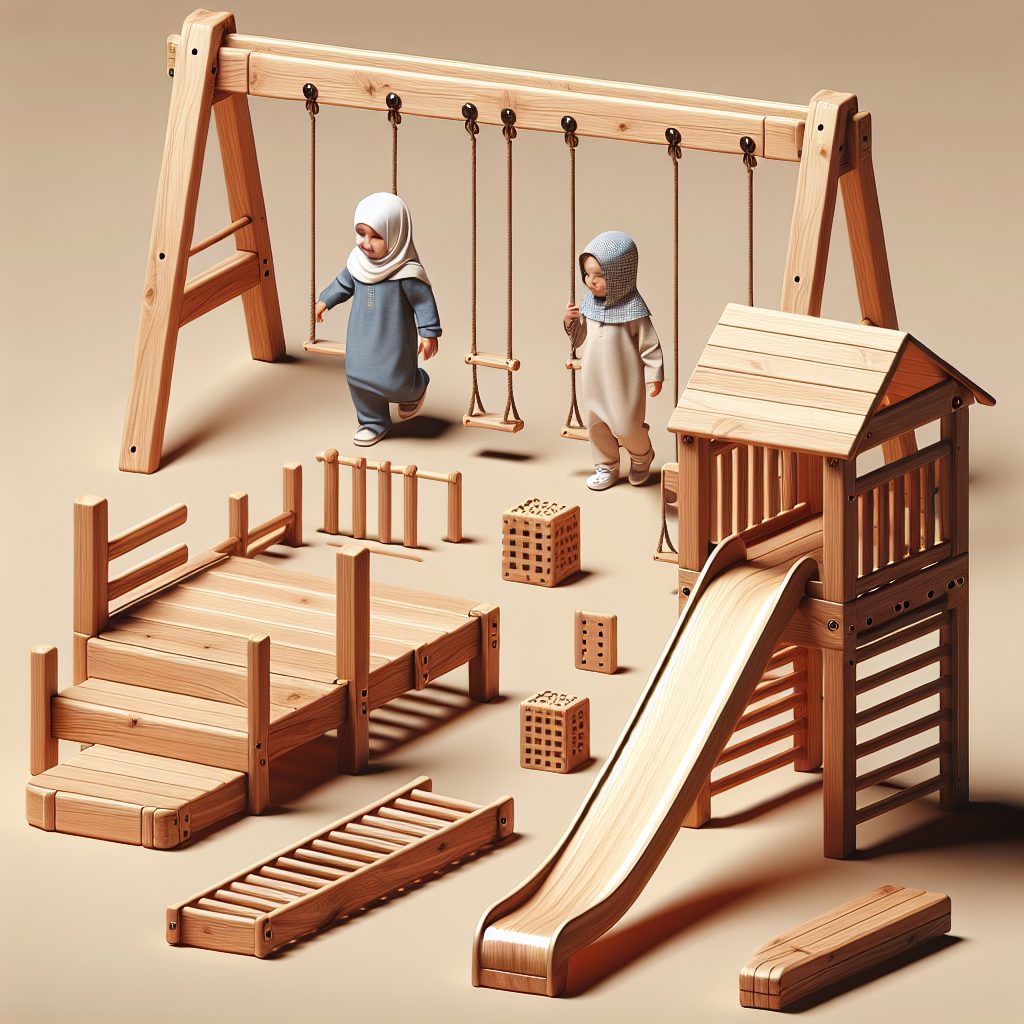 The Advantages of Modular Wooden Playsets for Kids 