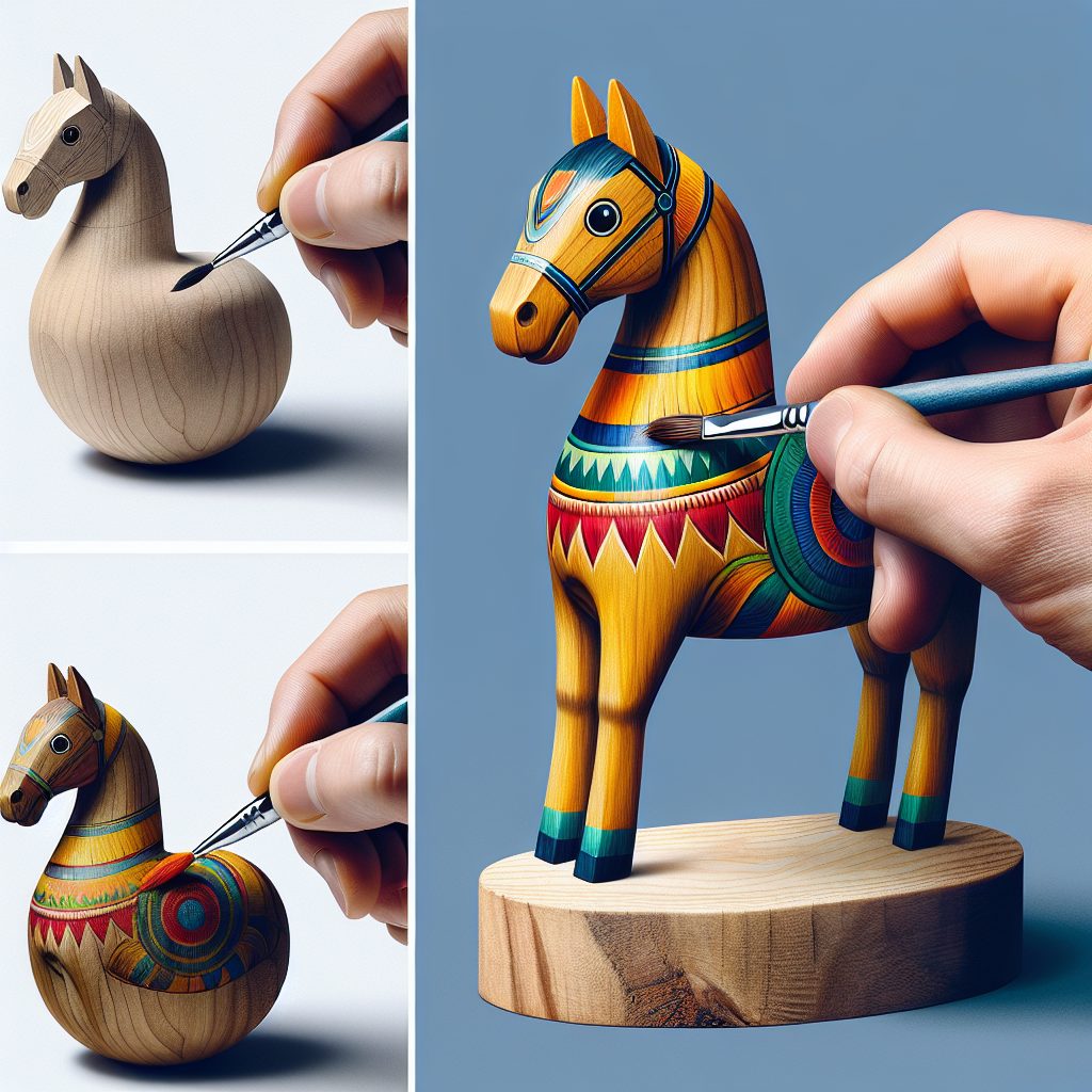 The Art of Hand-Painting Wooden Animal Toys 