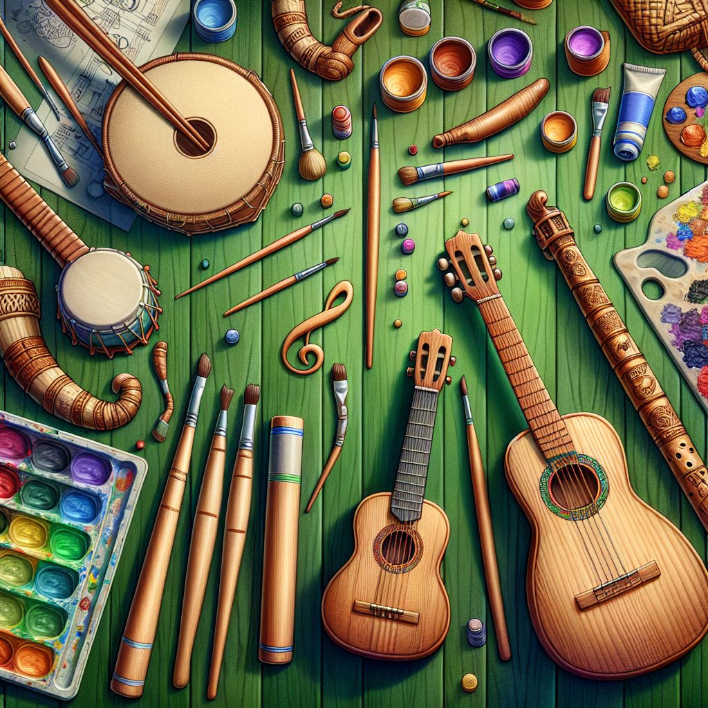 The Art of Hand-Painting Wooden Instruments for Kids 