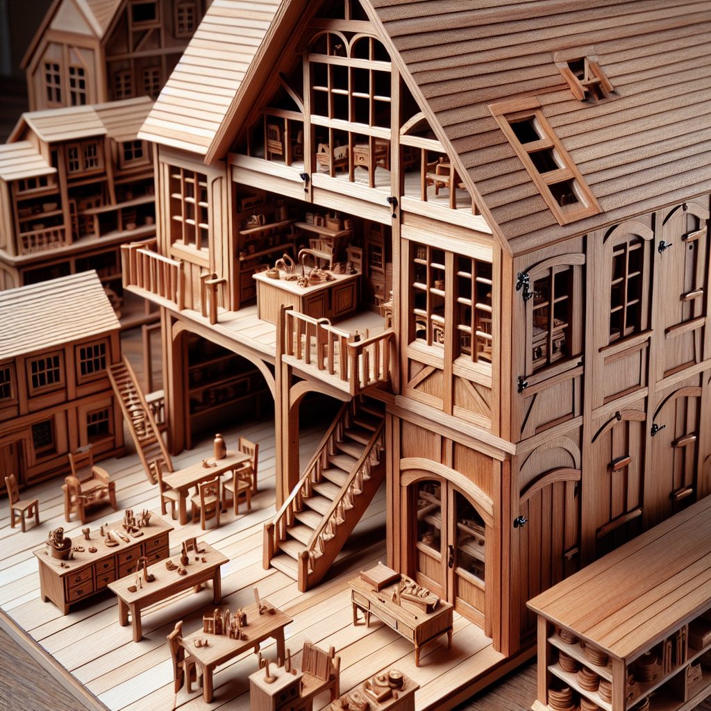 The Craftsmanship Behind Exceptional Wooden Dollhouses 