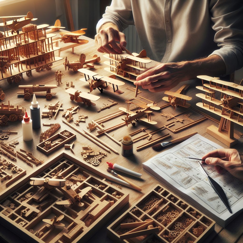 The Joy of Building with Wooden Model Kits 