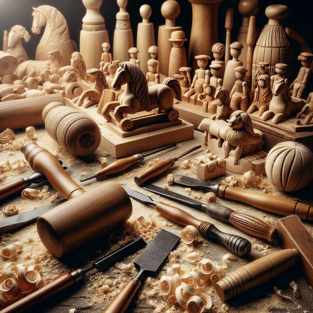 The Skill of Carving Heirloom Wooden Toys 