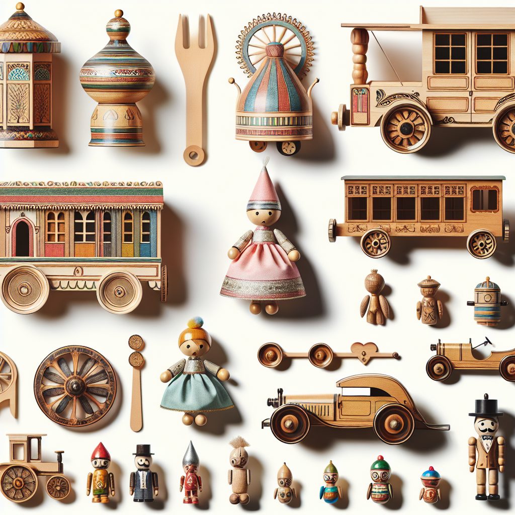 Themed Upcycled Wooden Toys for Special Occasions 