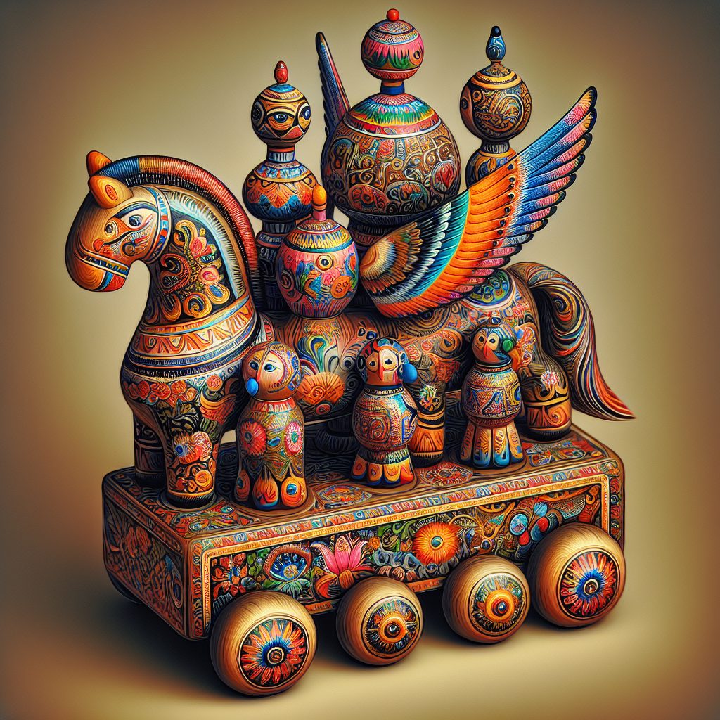 Unique Painting Styles in Cultural Wooden Toys 