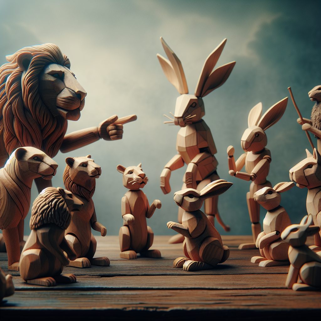 Using Wooden Animal Figures for Imaginative Storytelling 