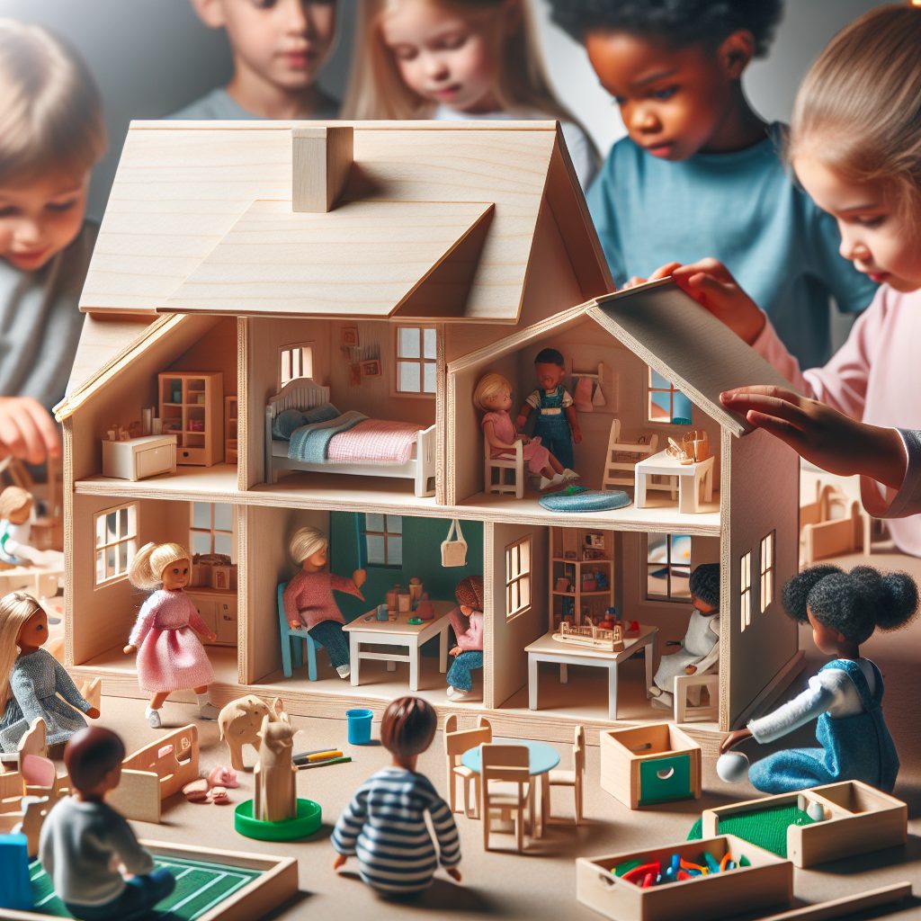 Using Wooden Dollhouses for Educational and Play Purposes 
