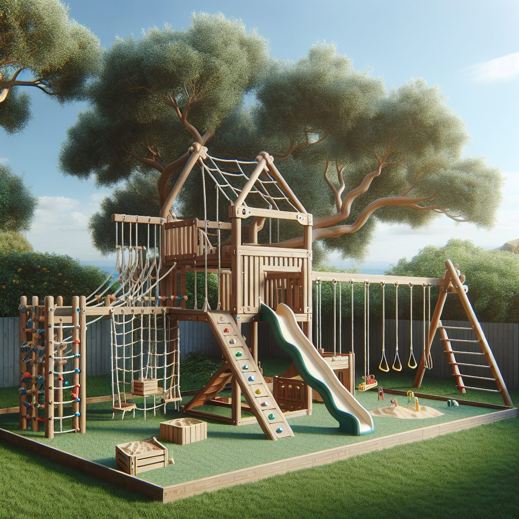 Wooden Adventure Playsets for Active and Imaginative Kids 