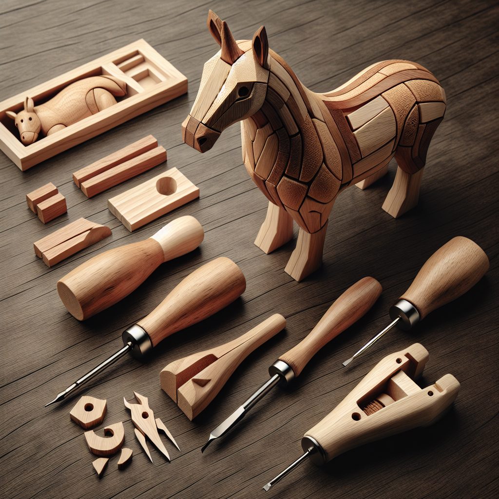Wooden Animal Toy Crafting Kits for Creative Fun 