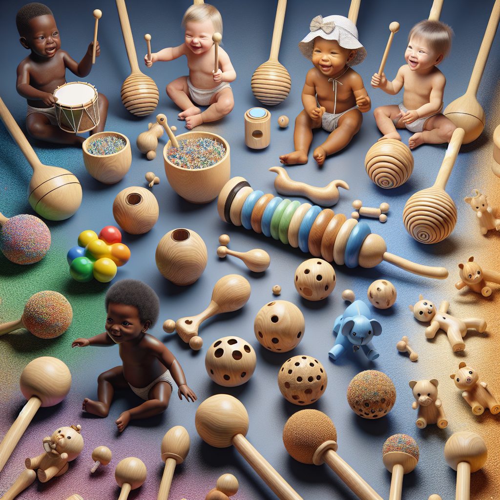 Wooden Rattle and Shaker Ideas for Toddler Fun 