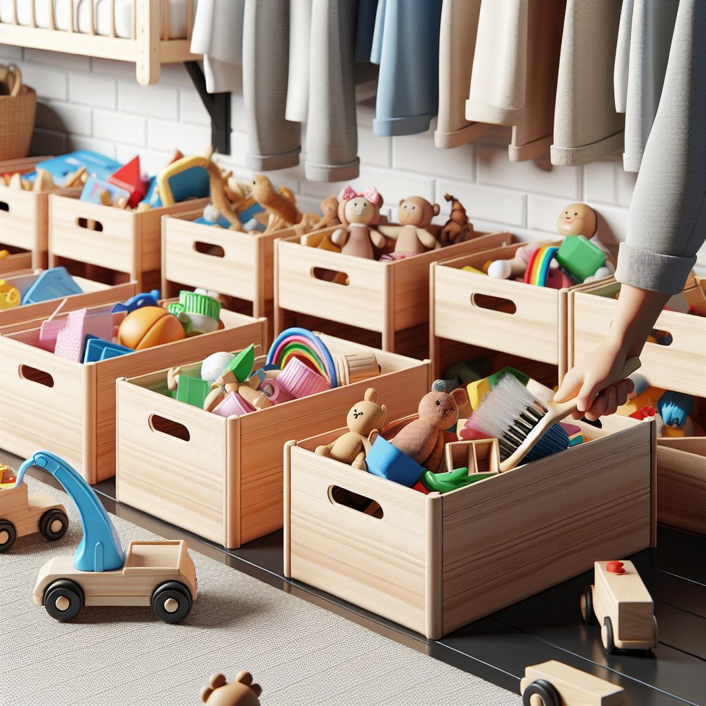 Wooden Toy Bins: The Quick Cleanup Solution 