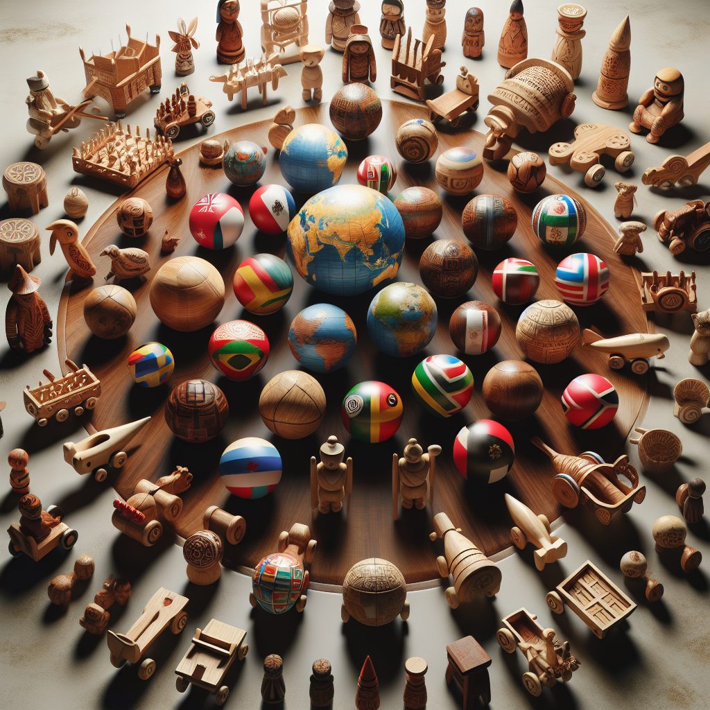 Wooden Toys as Symbols of International Unity and Friendship 